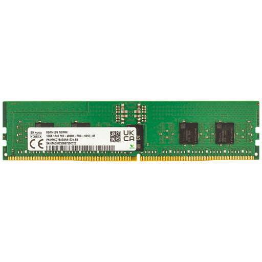 HMCG78AEBRA107N  - Hynix RAM 16GB 1Rx8 PC5-38400 RDIMM DDR5 4800MHz ECC Registered Server Memory Module