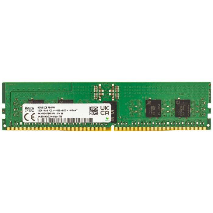 HMCG78AEBRA107N  - Hynix RAM 16GB 1Rx8 PC5-38400 RDIMM DDR5 4800MHz ECC Registered Server Memory Module
