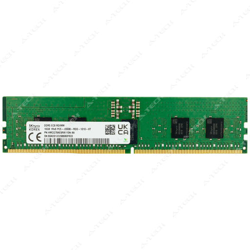 HMCG78AEBRA115N - Hynix RAM 16GB 1Rx8 PC5-38400 RDIMM DDR5 4800MHz ECC Registered Server Memory Module