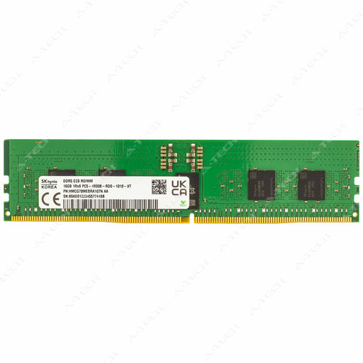 HMCG78MEBRA107N - Hynix RAM 16GB 1Rx8 PC5-38400 RDIMM DDR5 4800MHz ECC Registered Server Memory Module