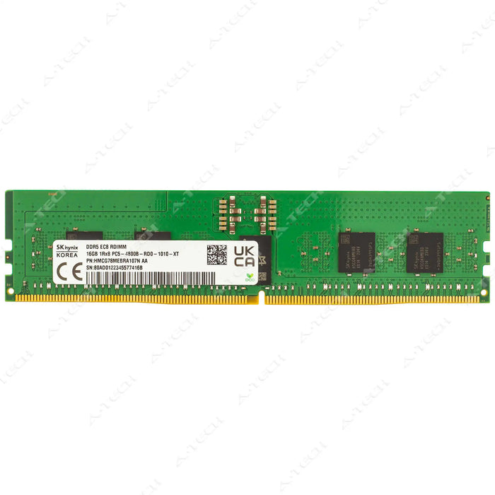 HMCG78MEBRA - Hynix RAM 16GB 1Rx8 PC5-38400 RDIMM DDR5 4800MHz ECC Registered Server Memory Module