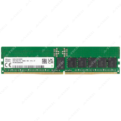 HMCG88AGBRA - Hynix RAM 32GB 2Rx8 PC5-44800 RDIMM DDR5 5600MHz ECC Registered Server Memory Module