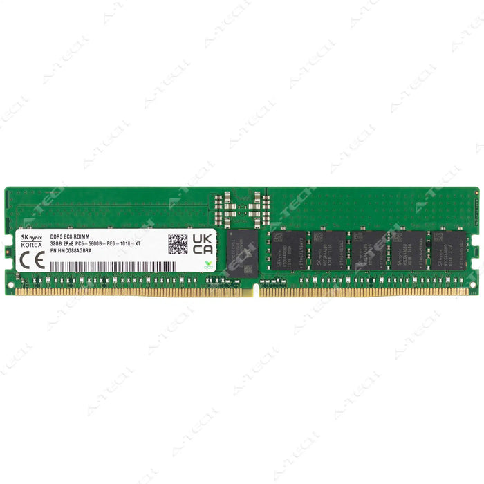 HMCG88AGBRA - Hynix RAM 32GB 2Rx8 PC5-44800 RDIMM DDR5 5600MHz ECC Registered Server Memory Module