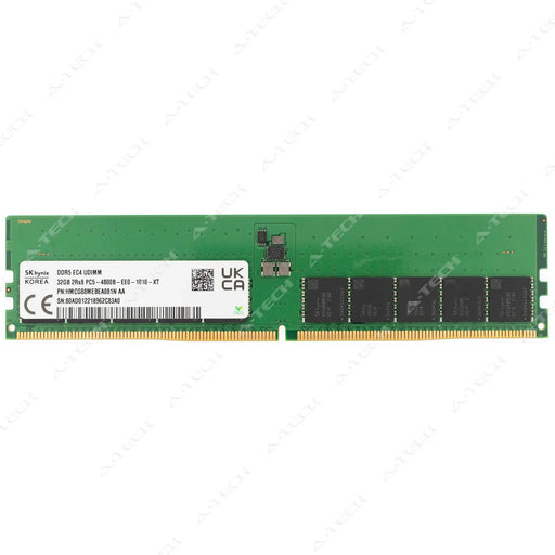 HMCG88MEBEA - Hynix RAM 32GB 2Rx8 PC5-38400 ECC UDIMM DDR5 4800MHz ECC Unbuffered Server Memory Module