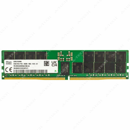 HMCG94MEBQA108N - Hynix RAM 64GB 2Rx4 PC5-38400 RDIMM DDR5 4800MHz ECC Registered Server Memory Module