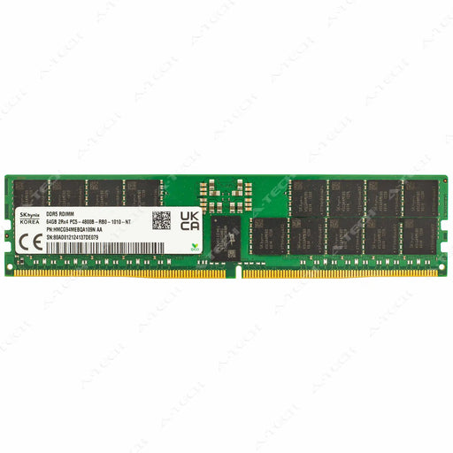 HMCG94MEBQA109N - Hynix RAM 64GB 2Rx4 PC5-38400 RDIMM DDR5 4800MHz ECC Registered Server Memory Module