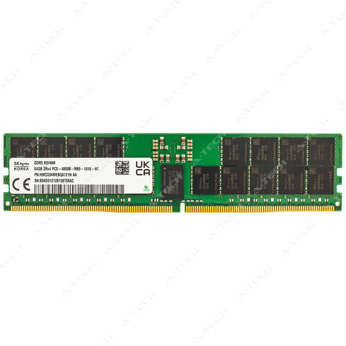 HMCG94MEBQA123N - Hynix RAM 64GB 2Rx4 PC5-38400 RDIMM DDR5 4800MHz ECC Registered Server Memory Module