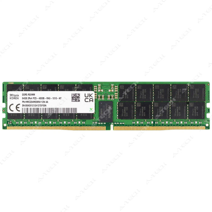 HMCG94MEBRA112N - Hynix RAM 64GB 2Rx4 PC5-38400 RDIMM DDR5 4800MHz ECC Registered Server Memory Module