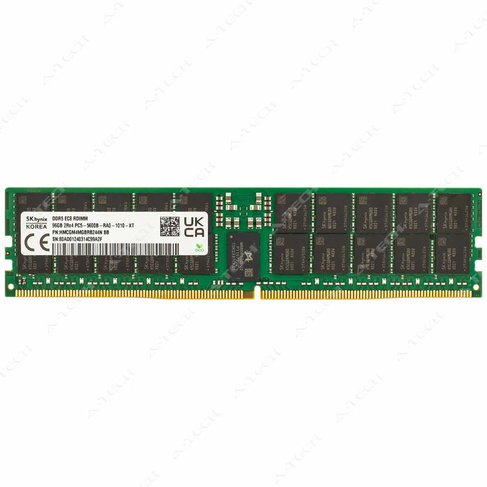 HMCGM4MGBRB245N - Hynix RAM 96GB 2Rx4 PC5-44800 RDIMM DDR5 5600MHz ECC Registered Server Memory Module