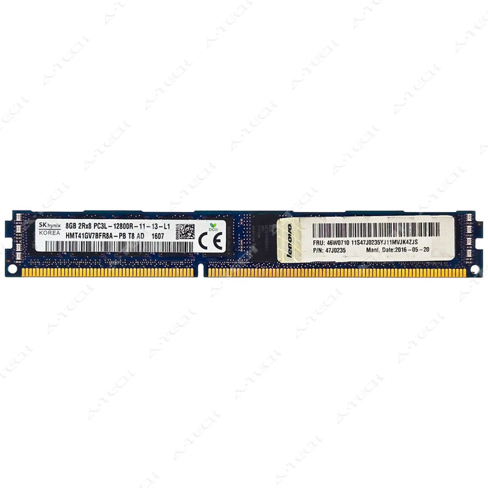 HMT41GV7BFR8A-PB - Hynix RAM 8GB 2Rx8 PC3-12800 RDIMM DDR3 1600MHz ECC Registered Server Memory Module