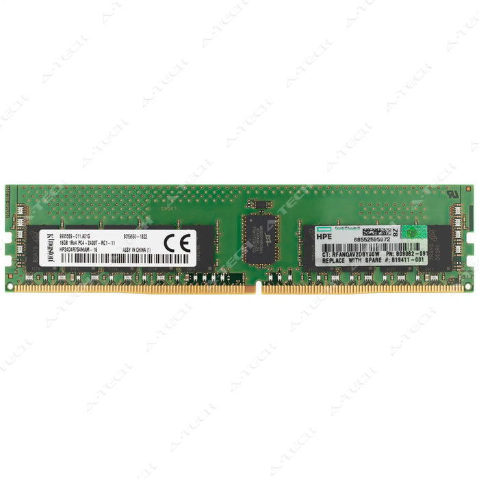 HP24D4R7S4MAM-16 - Kingston RAM 16GB 1Rx4 PC4-19200 RDIMM DDR4 2400MHz ECC Registered Server Memory Module