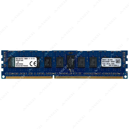 KVR16R11S4/8 - Kingston RAM 8GB 1Rx4 PC3-12800 RDIMM DDR3 1600MHz ECC Registered Server Memory Module