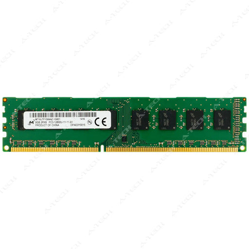 MT16JTF1G64AZ-1G6E1 - Micron RAM 8GB 2Rx8 PC3-12800 DIMM DDR3 1600MHz Non-ECC Unbuffered Desktop Memory Module