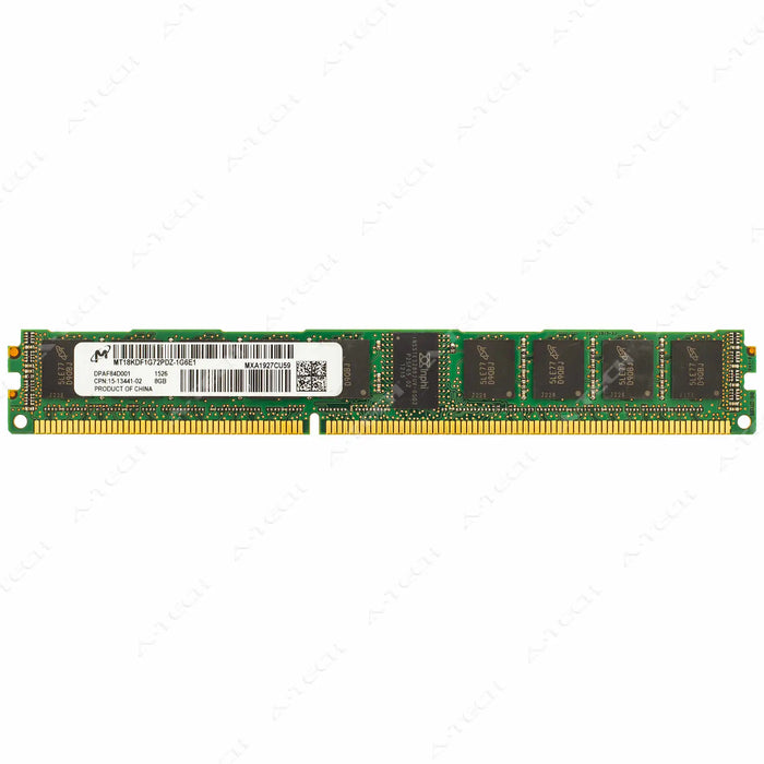MT18KDF1G72PDZ-1G6E1 - Micron RAM 8GB 2Rx8 PC3-12800 RDIMM DDR3 1600MHz ECC Registered Server Memory Module