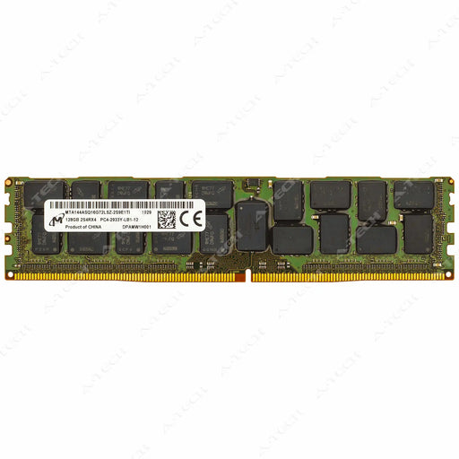 MTA144ASQ16G72LSZ-2S9 - Micron RAM 128GB 2S4rx4 PC4-23400 LRDIMM DDR4 2933MHz ECC Load Reduced Server Memory Module