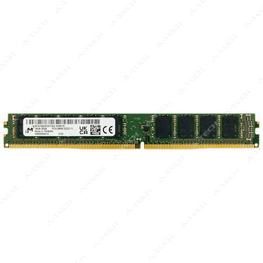 MTA18ADF2G72AZ-2G6E1 - Micron RAM 16GB 2Rx8 PC4-21300 ECC UDIMM DDR4 2666MHz ECC Unbuffered Server Memory Module