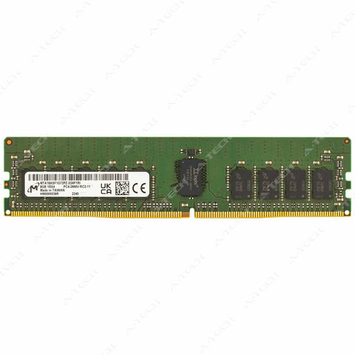 MTA18ASF1G72PZ-2G6F1 - Micron RAM 8GB 1Rx4 PC4-21300 RDIMM DDR4 2666MHz ECC Registered Server Memory Module