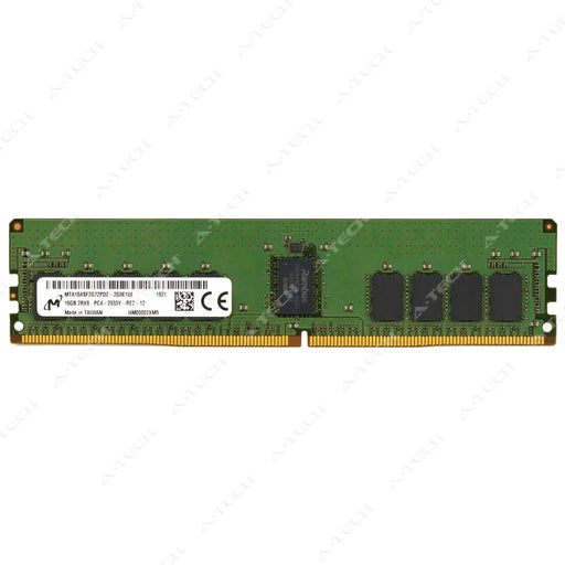 MTA18ASF2G72PDZ-2G9E1 - Micron RAM 16GB 2Rx8 PC4-23400 RDIMM DDR4 2933MHz ECC Registered Server Memory Module
