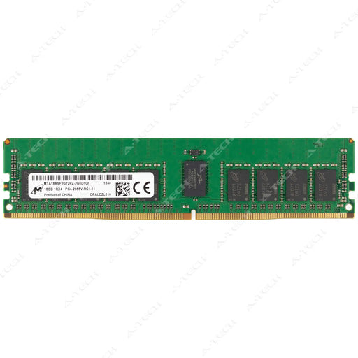 MTA18ASF2G72PZ-2G6D1 - Micron RAM 16GB 1Rx4 PC4-21300 RDIMM DDR4 2666MHz ECC Registered Server Memory Module
