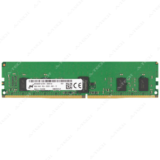 MTA9ASF1G72PZ-2G9E1 - Micron RAM 8GB 1Rx8 PC4-23400 RDIMM DDR4 2933MHz ECC Registered Server Memory Module