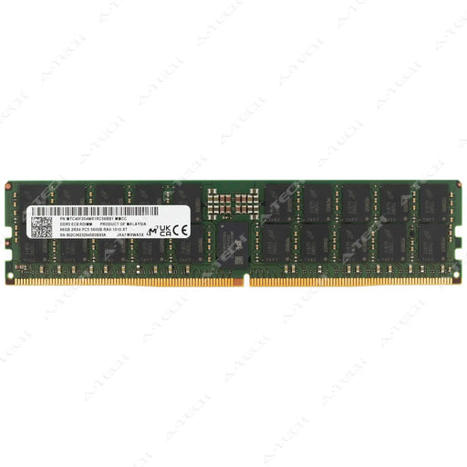 MTC40F204WS1RC56BB1 - Micron RAM 96GB 2Rx4 PC5-44800 RDIMM DDR5 5600MHz ECC Registered Server Memory Module