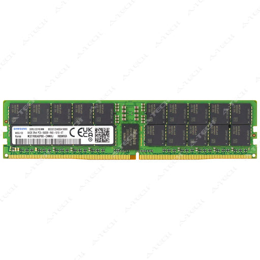 M321R8GA0PB0-CWM - Samsung RAM 64GB 2Rx4 PC5-44800 EC8 RDIMM DDR5 5600MHz ECC Registered Server Memory Module