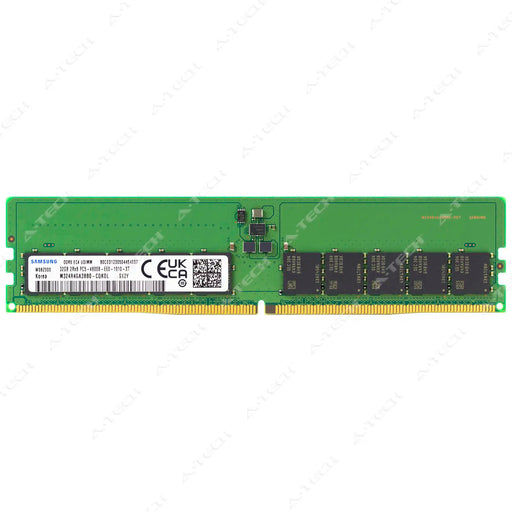 M324R4GA3BB0-CQK - Samsung RAM 32GB 2Rx8 PC5-38400 ECC UDIMM DDR5 4800MHz ECC Unbuffered Server Memory Module