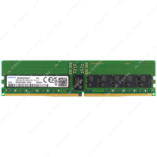 M329R4GA0BB0-CQK - Samsung RAM 32GB 1Rx4 PC5-38400 EC4 RDIMM DDR5 4800MHz ECC Registered Server Memory Module