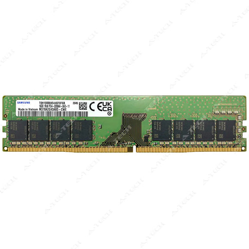 M378A2G43AB3-CWE - Samsung RAM 16GB 1Rx8 PC4-25600 DIMM DDR4 3200MHz Non-ECC Unbuffered Desktop Memory Module