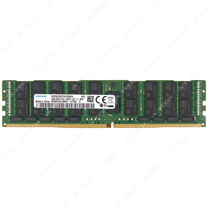 M386A8K40BM2-CTD - Samsung RAM 64GB 4Drx4 PC4-21300 LRDIMM DDR4 2666MHz ECC Load Reduced Server Memory Module