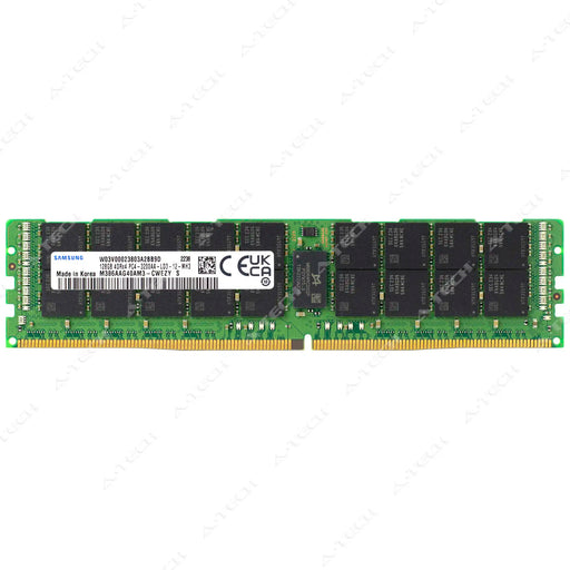 M386AAG40AM3-CWE - Samsung RAM 128GB 4Rx4 PC4-25600 LRDIMM DDR4 3200MHz ECC Load Reduced Server Memory Module