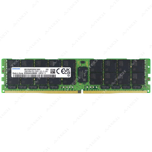 M386AAG40MMB-CVF - Samsung RAM 128GB 4Rx4 PC4-23400 LRDIMM DDR4 2933MHz ECC Load Reduced Server Memory Module