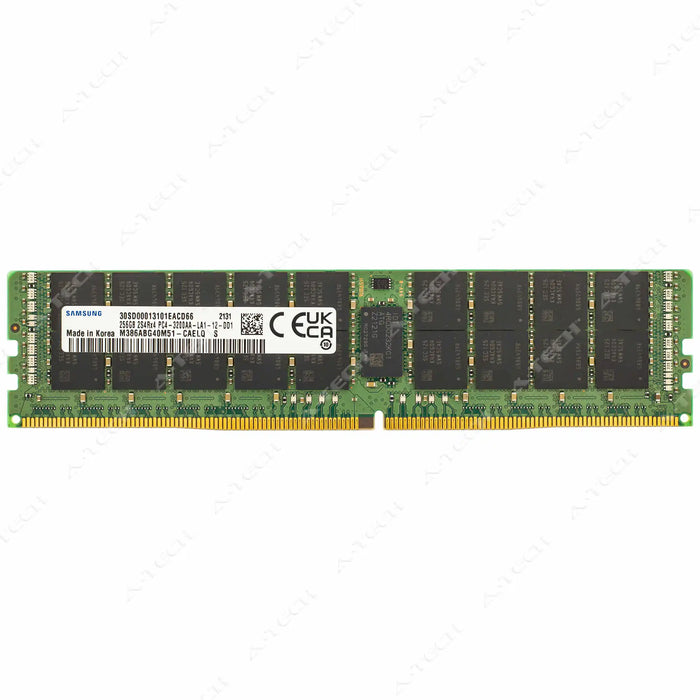 M386ABG40M51-CAE - Samsung RAM 256GB 2S4rx4 PC4-25600 LRDIMM DDR4 3200MHz ECC Load Reduced Server Memory Module