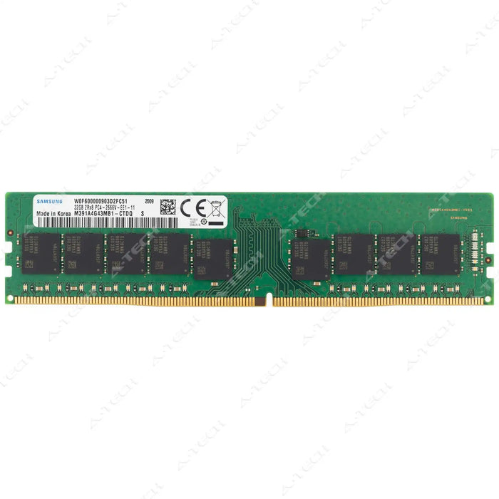 M391A4G43MB1-CTD - Samsung RAM 32GB 2Rx8 PC4-21300 ECC UDIMM DDR4 2666MHz ECC Unbuffered Server Memory Module