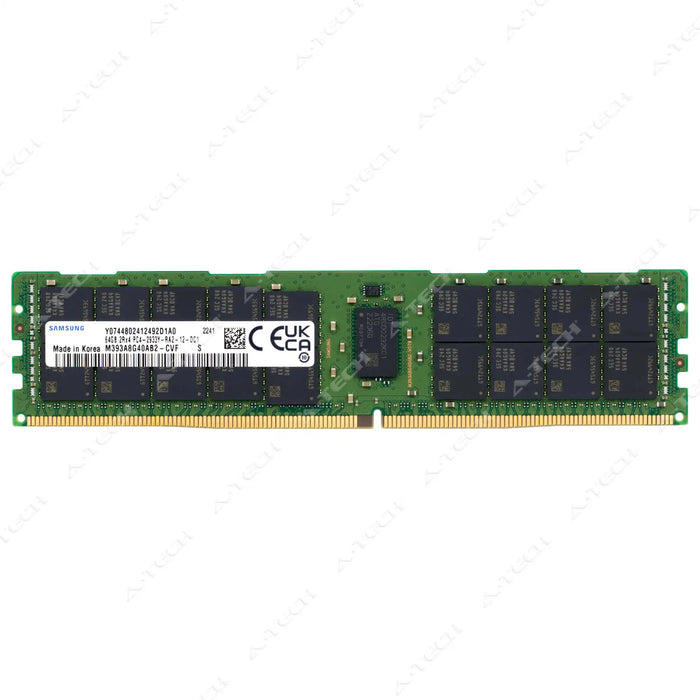 M393A8G40AB2-CVF - Samsung RAM 64GB 2Rx4 PC4-23400 RDIMM DDR4 2933MHz ECC Registered Server Memory Module