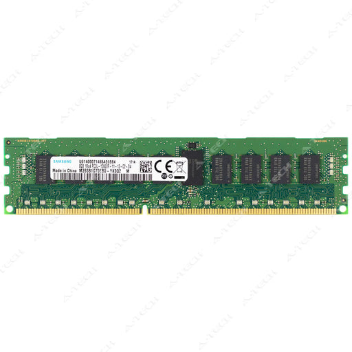 M393B1G70EB0-YK0 - Samsung RAM 8GB 1Rx4 PC3-12800 RDIMM DDR3 1600MHz ECC Registered Server Memory Module