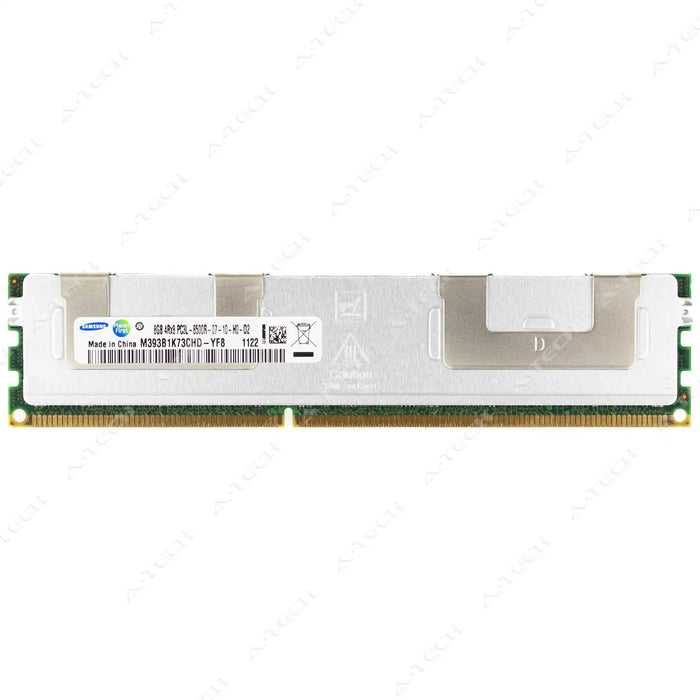 M393B1K73CHD-YF8 - Samsung RAM 8GB 4Rx8 PC3-8500 RDIMM DDR3 1066MHz ECC Registered Server Memory Module