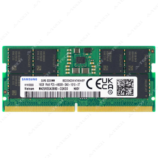 M425R2GA3BB0-CQK - Samsung RAM 16GB 1Rx8 PC5-38400 SODIMM DDR5 4800MHz Non-ECC Unbuffered Laptop Memory Module