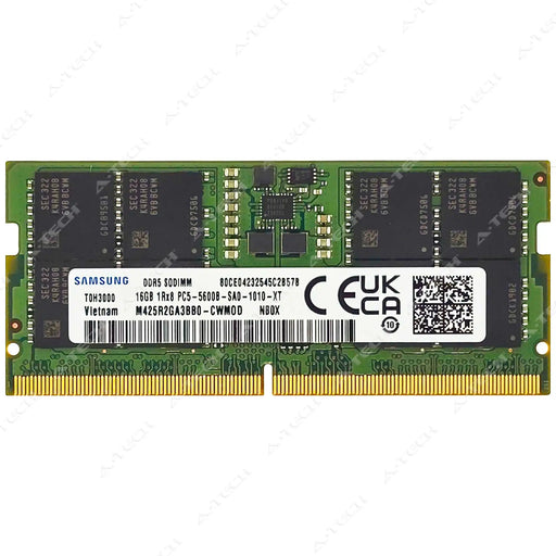 M425R2GA3BB0-CWM - Samsung RAM 16GB 1Rx8 PC5-44800 SODIMM DDR5 5600MHz Non-ECC Unbuffered Laptop Memory Module