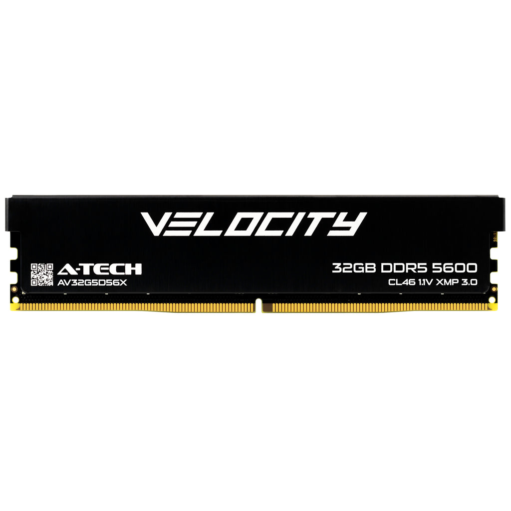 A-Tech Velocity RAM 32GB Single (1x32GB) DDR5-5600 (PC5-44800) CL46 XM