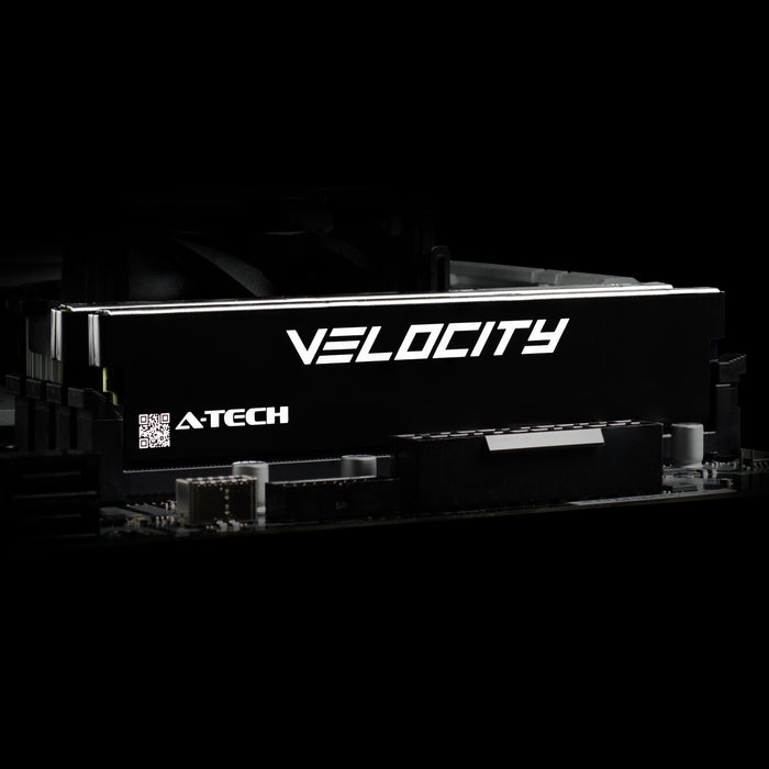 A-Tech Velocity RAM 32GB (2x16GB) DDR4-3200 (PC4-25600) CL22 XMP 2.0 1.2V 288-Pin Non-ECC DIMM Desktop Gaming Memory (AV16G4D32X)