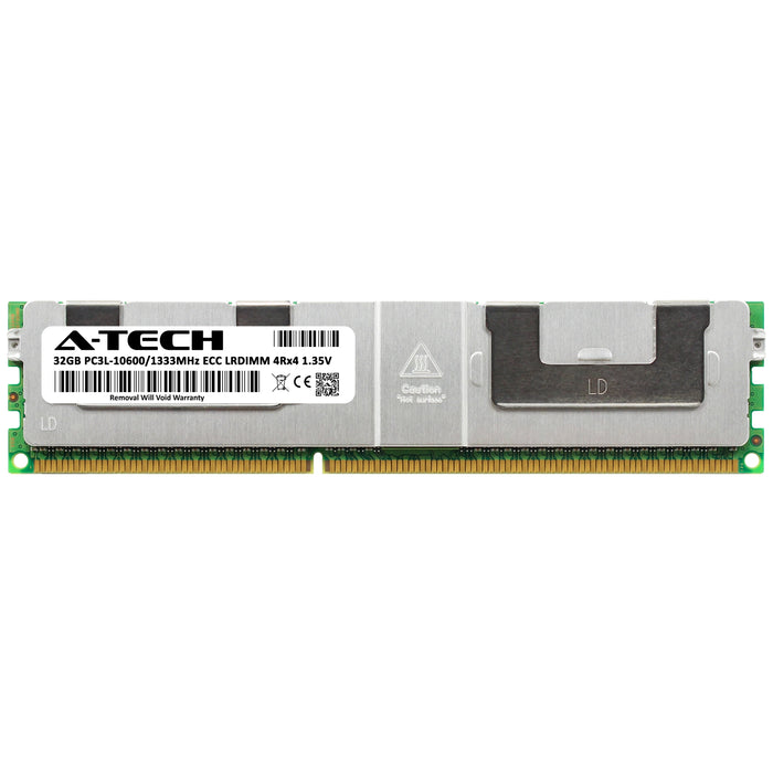 Dell PowerEdge C6220 II Memory RAM | 32GB 4Rx4 DDR3 1333MHz (PC3-10600) LRDIMM 1.35V