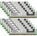 384GB Kit (12 x 32GB) 4Rx4 DDR3-1600 PC3-12800L LRDIMM ECC Load Reduced 1.35V 240-Pin Server Memory RAM