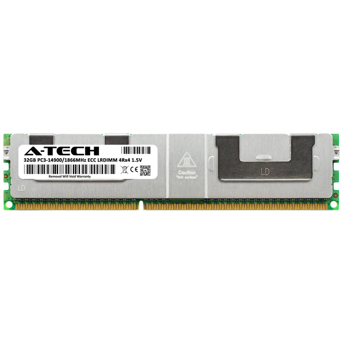 32GB 4Rx4 DDR3-1866 PC3-14900L LRDIMM ECC Load Reduced 1.5V 240-Pin Server Memory RAM