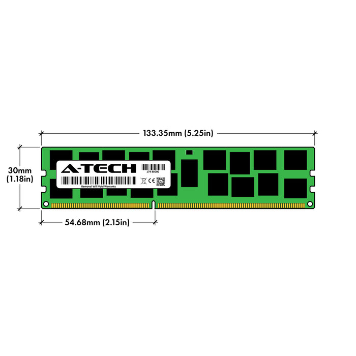 96GB Kit (6 x 16GB) 2Rx4 DDR3-1600 PC3-12800R RDIMM ECC Registered 1.35V 240-Pin Server Memory RAM