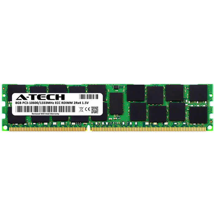 Supermicro SUPER X9DRT-HIBQF Memory RAM | 8GB 2Rx4 DDR3 1333MHz (PC3-10600) RDIMM 1.5V