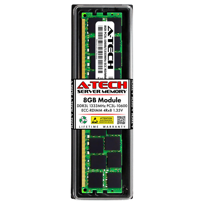 Kingston KVR1333D3LQ8R9S/8G Equivalent 8GB PC3-10600 RDIMM Memory RAM