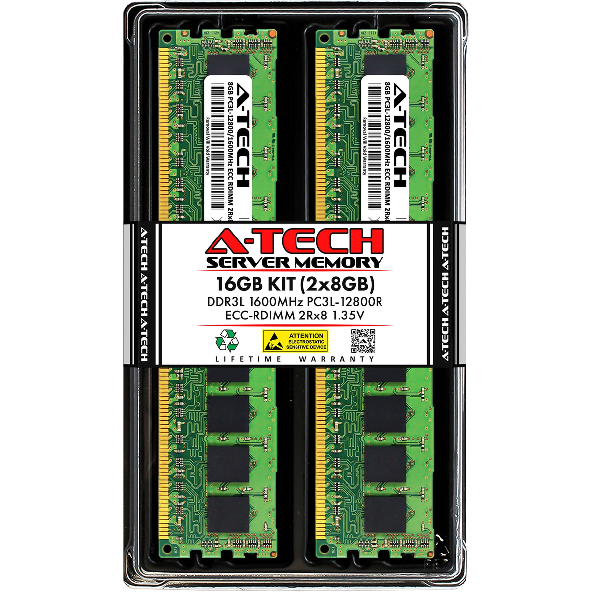 HP ProLiant DL360 G6 Memory RAM | 16GB Kit (2x8GB) 2Rx8 DDR3 1600MHz