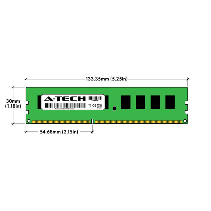 8GB Kit (2 x 4GB) 1Rx8 DDR3-1600 PC3-12800E UDIMM ECC Unbuffered 1.35V 240-Pin Server Memory RAM