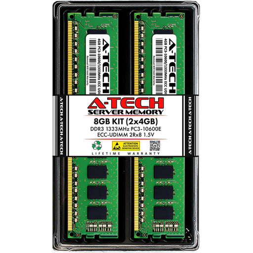 Dell PowerEdge C5125 Memory RAM | 8GB Kit (2x4GB) 2Rx8 DDR3 1333MHz (PC3-10600) ECC UDIMM 1.5V